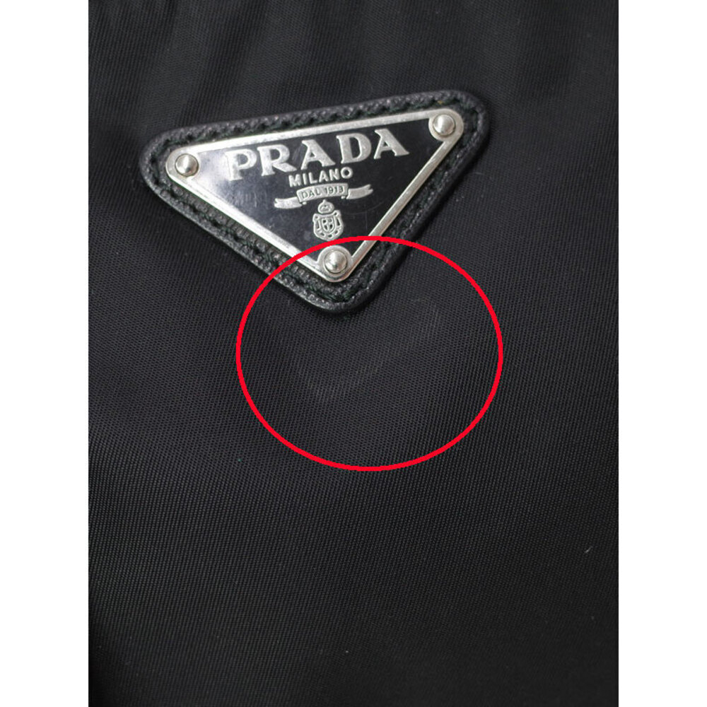 Prada bag Tessuto messenger saffiano leather Crossbody Black - Picture 4 of 9